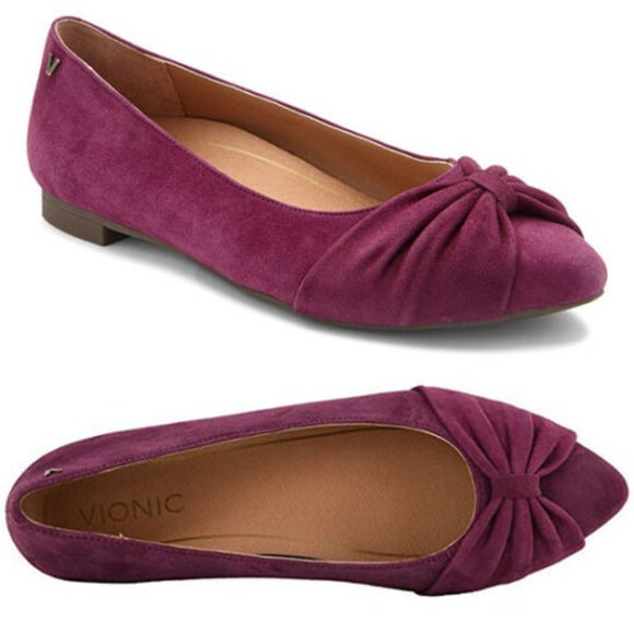 Vionic | Shoes | Vionic Gramercy Slip On Flats Suede | Poshmark